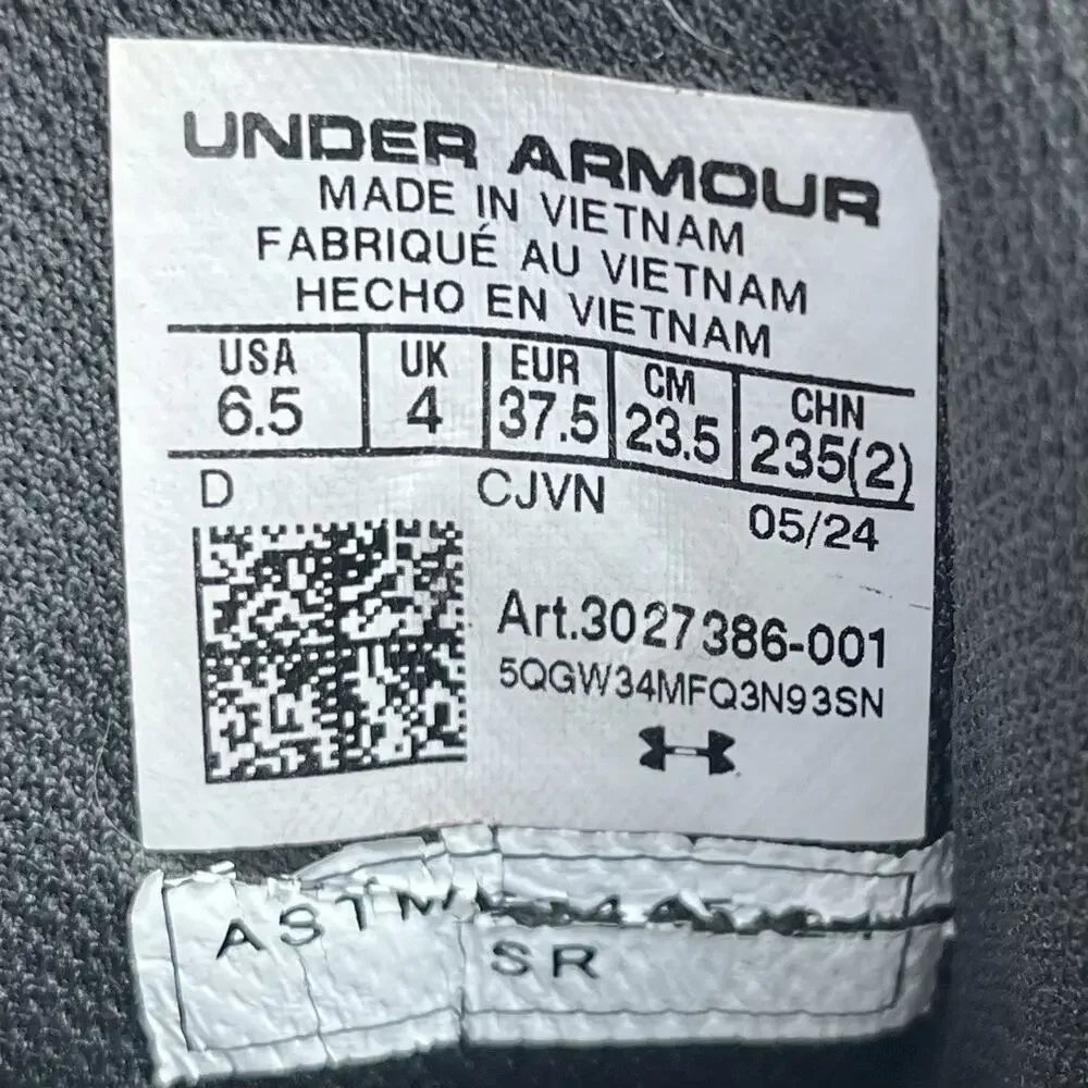 Under Armour Charged Valsetz Men’s Size 6.5 Zip Boots Tactical Black Shoes READ